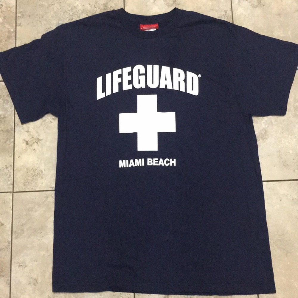 Lifeguard Miami Beach - (L) Navy Blue NWT